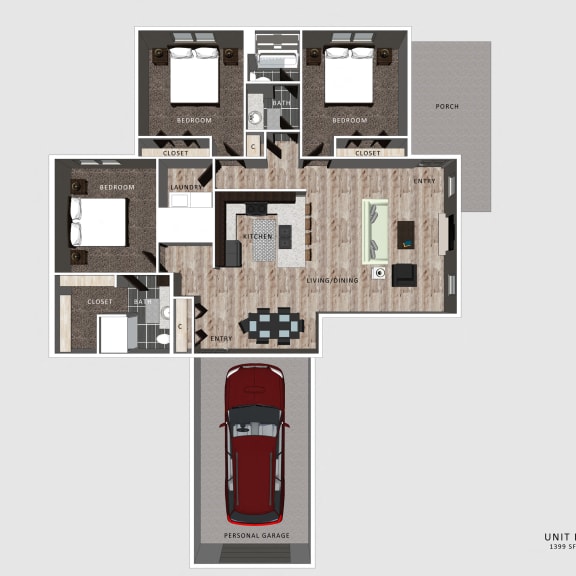 Thumbnail 1 of 2 Harper floor plan at the Villas at Falling Waters