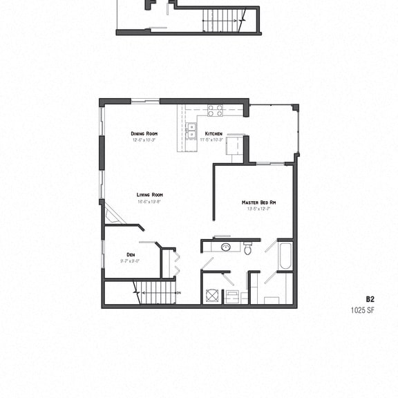 Thumbnail 2 of 2 Unit B2 with Den-The Villas at Falling Waters