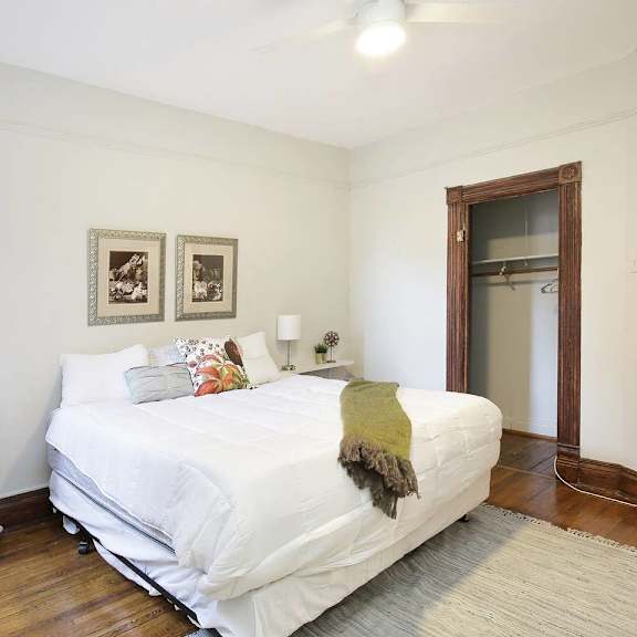 king matress - main floor bedroom