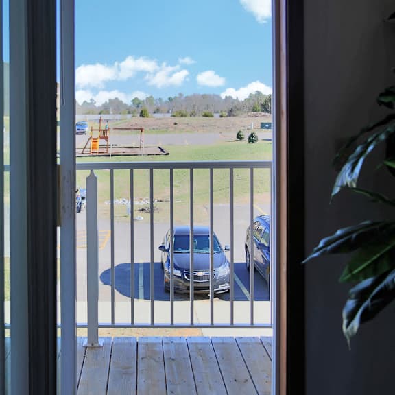 balcony  at breckenridge estates apartments in lawrenceburg, ky