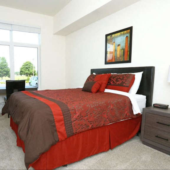 gorgeous bedroom  at brooks apartments, midland, mi, 48642