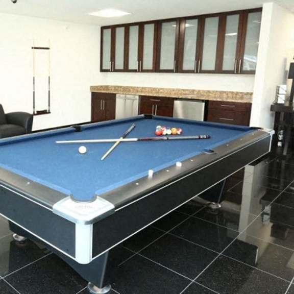 pool table  at brooks apartments, michigan