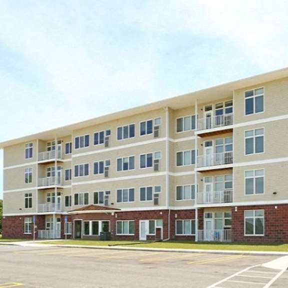 elegant exterior view  at brooks apartments, michigan