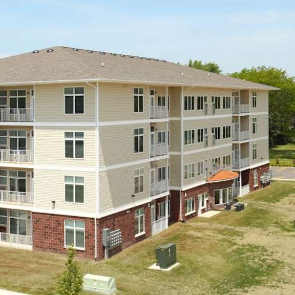 elegant exterior view of the property  at brooks apartments, midland, mi