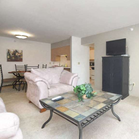 living room at vail estates apartments 2100 s richland creek dr, princeton, in 47670