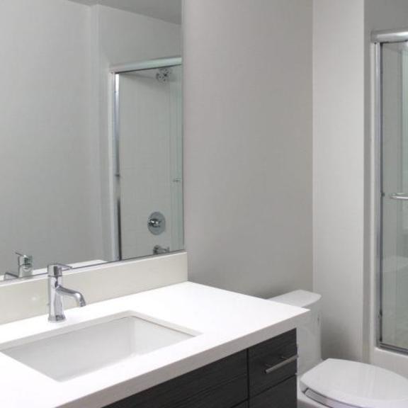 luxurious bathroom at 11755 culver boulevard, los angeles, ca, 90066