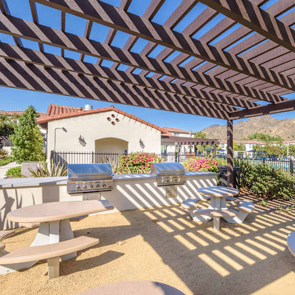 barbeques and patio at mission hills, california, 93012