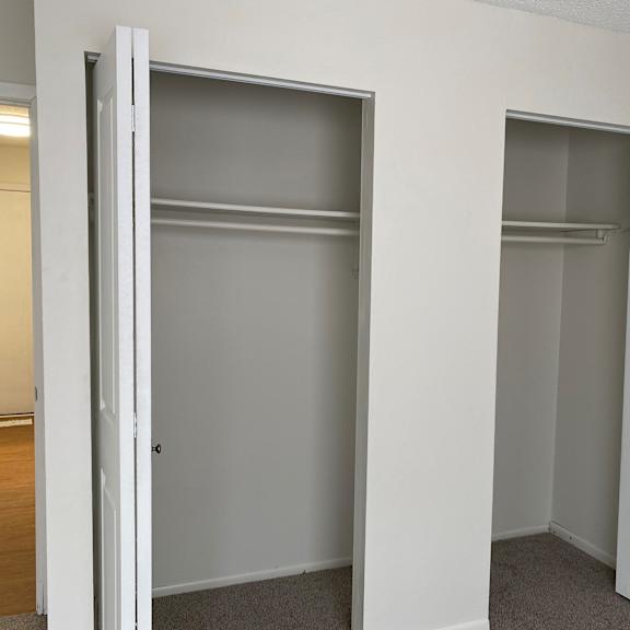 closet in bedroom