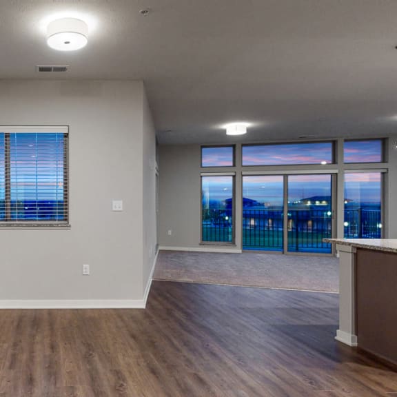 Thumbnail 9 of 28 The 2 bedroom Hibiscus floor plan features a spacious dining and living area perfect for entertaining.