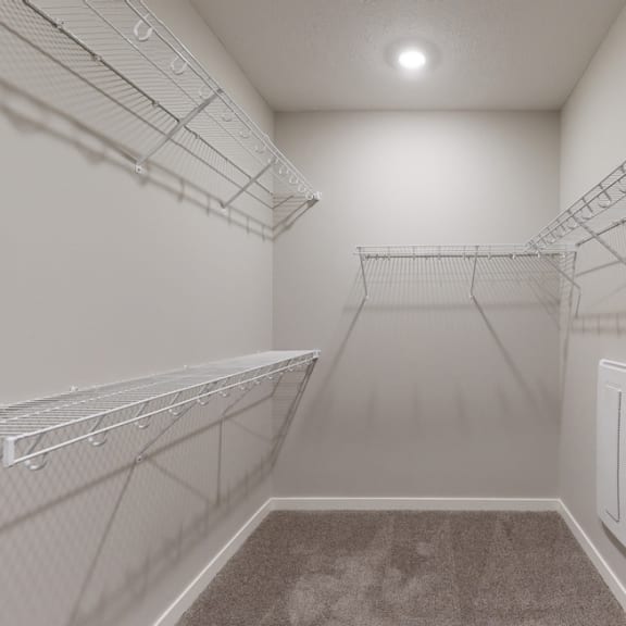 Thumbnail 26 of 28 You'll love the large walk-in closet in the master bedroom in the Hibiscus floor plan.