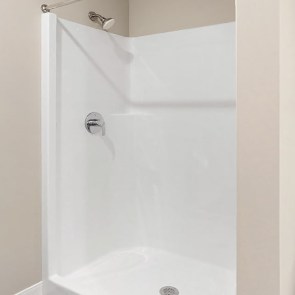 Thumbnail 19 of 19 The master bathroom in the Marigold with den floor plan features a large shower.