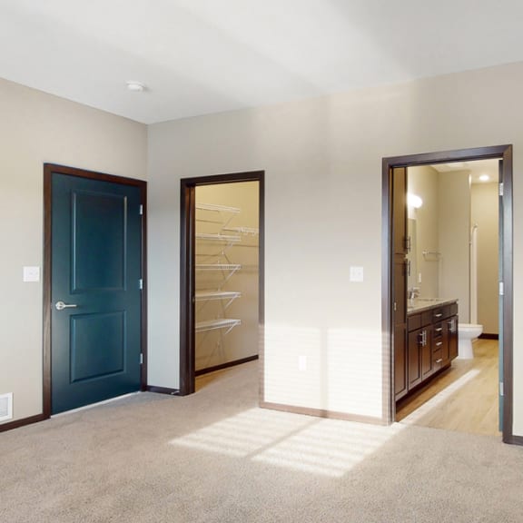 Thumbnail 22 of 24 The 2 bedroom Snowdrop with den floor plan features incredibly spacious closets with abundant storage.
