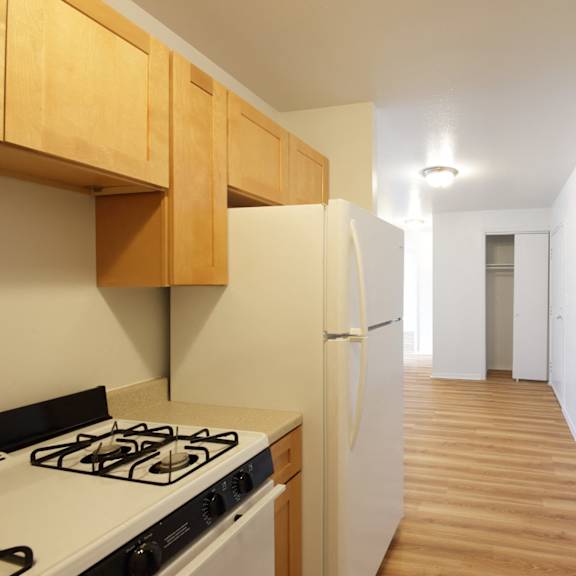 galley kitchen