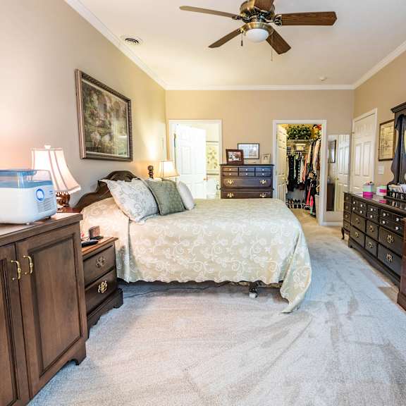 pine grove estates - two-bedroom, two-bath units in lockport new york – 55+ community - closet – master - storage - ceiling fan - ask for a tour - pet friendly
