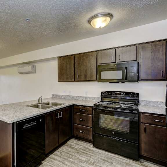 kitchen with external doors