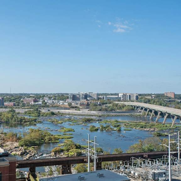 city view at the locks tower, richmond, va, 23219