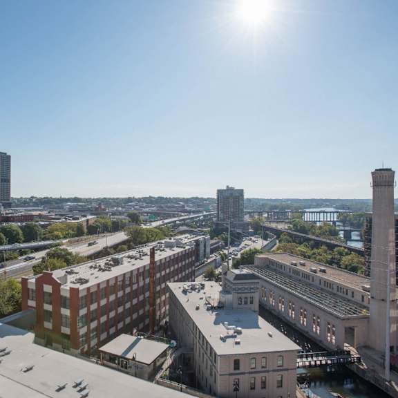 exterior view at the locks tower, richmond, 23219