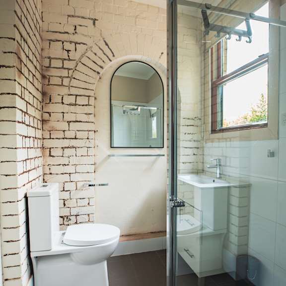 a small bathroom with a toilet and a sink