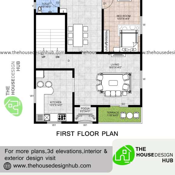 first floor plan the house designers hub