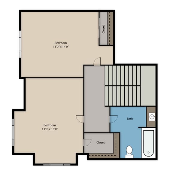 Thumbnail 1 of 3 1Bedroom floor plan