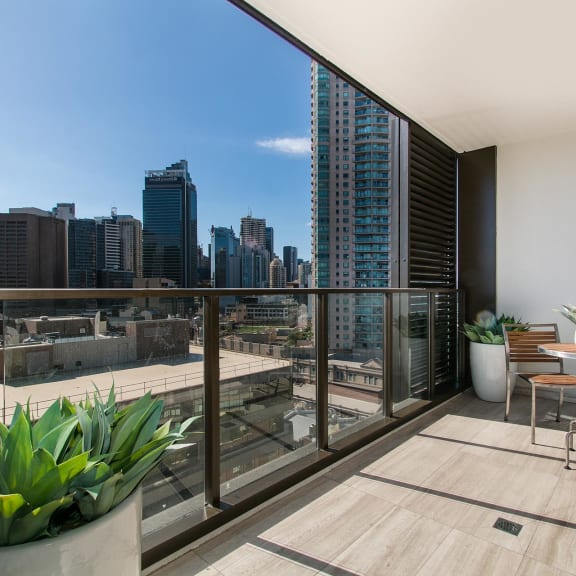 cozy balcony where you can relax and read