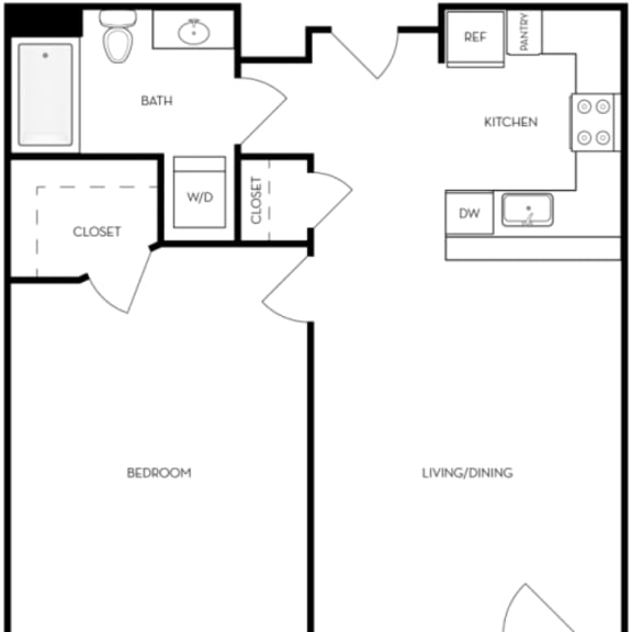 Thumbnail 1 of 5 2d image of Lynnewood - One Bed Room