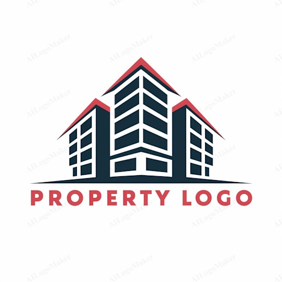 Thumbnail 2 of 3 A logo for a property company features a stylized building.