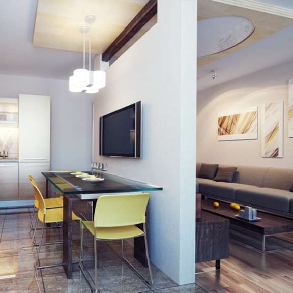small kitchen with high end appliances