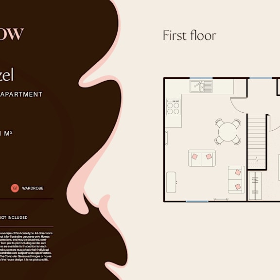Thumbnail 3 of 3 The Hazel Two Bedroom First Floor at Fernlow Apartments, Houghton Regis