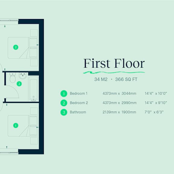 Thumbnail 5 of 5 a floor plan of a first floor apartment