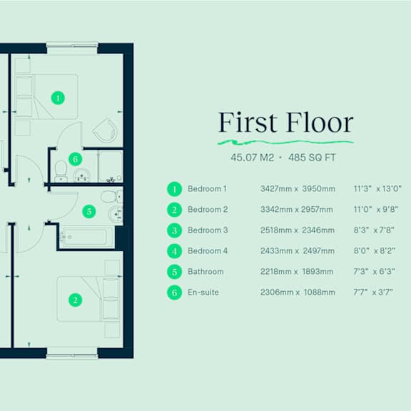 Thumbnail 5 of 5 a floor plan of a first floor apartment