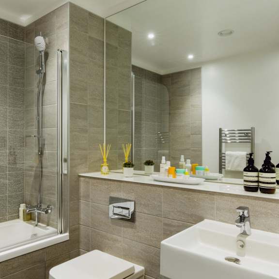 Thumbnail 4 of 5 Modern Bathroom at Slate Yard Apartments, Salford