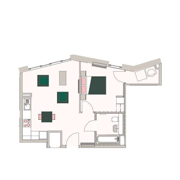 Thumbnail 5 of 5 1 bed 1 bath at Vox Apartments, Manchester, M15 4YD