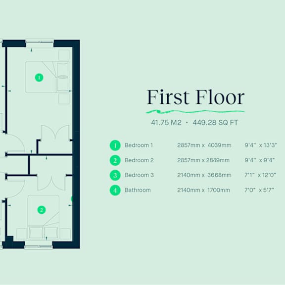 Thumbnail 5 of 5 a floor plan of a first floor apartment