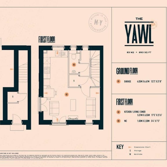 Thumbnail 4 of 5 the floor plan of the apartment
