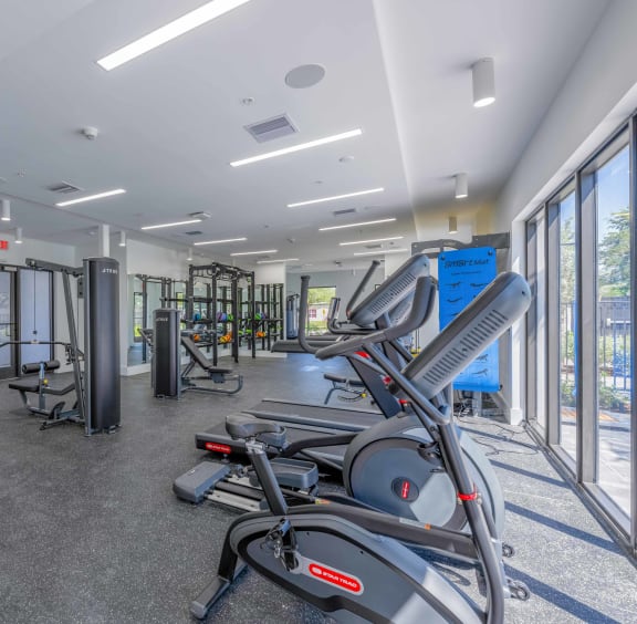 Countyline Apartments in Miami FL photo of fitness center with cardio equpiment