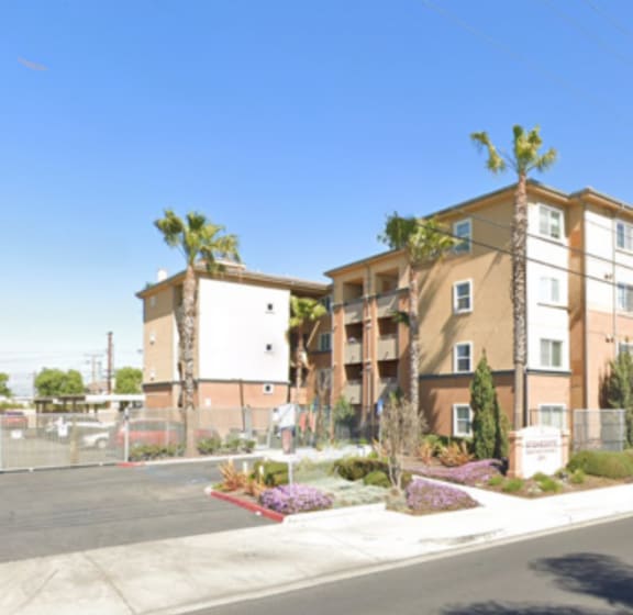 Exterior of Stonegate 2 Affordable Apartments in Anaheim, CA