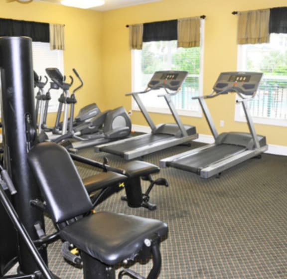Fitness Center at Meridian Pointe Afforable Apartments in Tampa FL