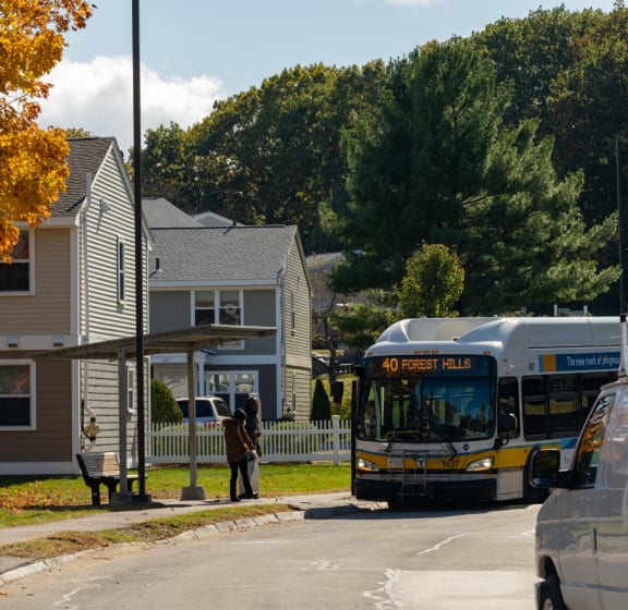 Local Public Transportation at Georgetowne Homes Apartments, Massachusetts