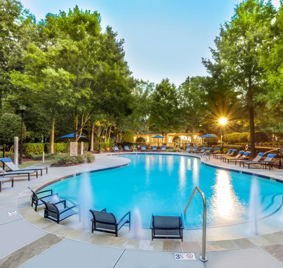 Resort Style Swimming Pool at The Estates at Ballantyne, Charlotte, North Carolina