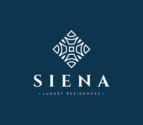 The image is a logo for Siena Luxury Residences.