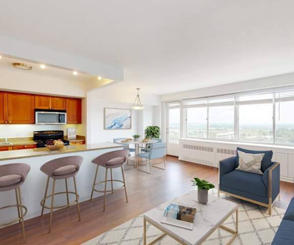 Studio apartment at The Dorchester Apartments in Saint Louis, MO