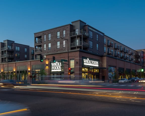 wholefoods near Liffey on Snelling apartments in St. Paul MN