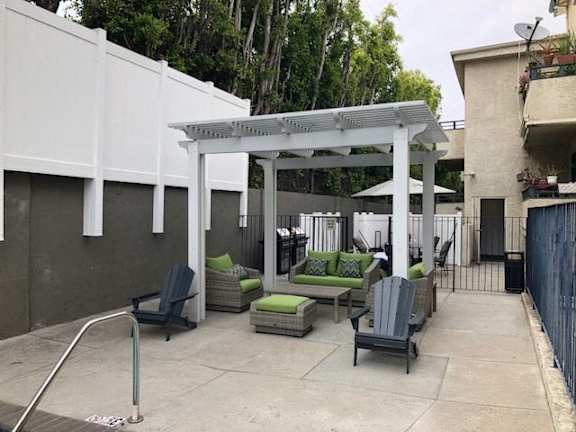 Courtyard gazebo