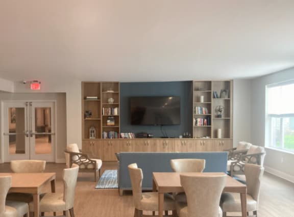 Club Room at Allenwood Terrace Senior Apartments in Wall Township NJ