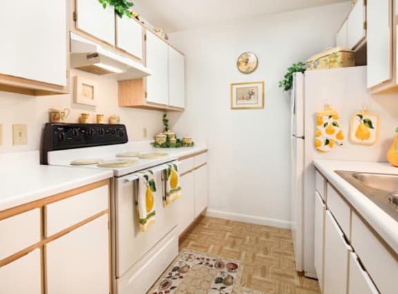 Kitchen at Simmons Garden Senior Apartments in Houston TX