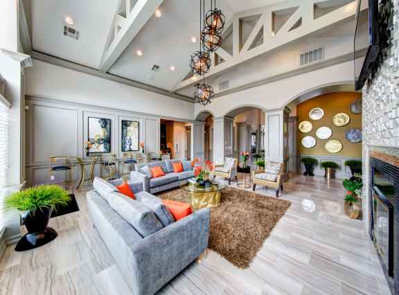 clubhouse seating area