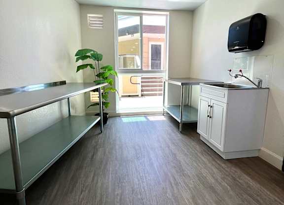 Folding Table and Wash Station