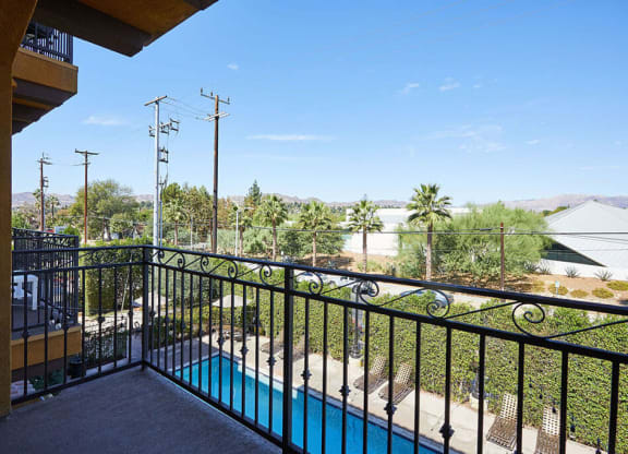 Private Apartment Balcony at The Verandas, Canoga Park, 91304