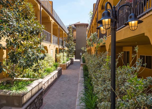 Lush Courtyards at The Verandas, Canoga Park